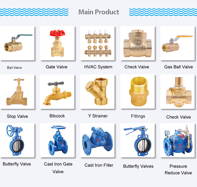 China Factory Brass Gate Valve Lockable Lever Valve Lockable Gate Valve