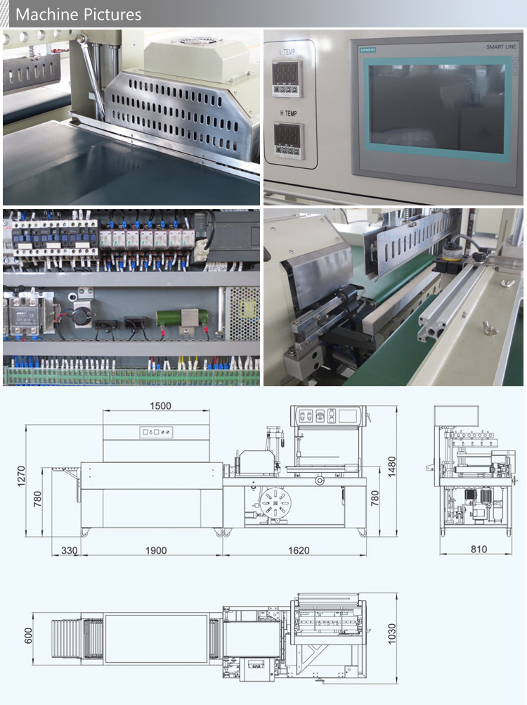 Automatic Side Sealing Shrink Packing Machine