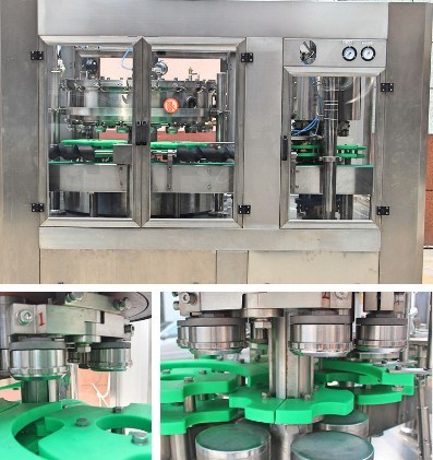 Small Carbonated Drink Filling Machine Aluminum Can Beer Filling Machine