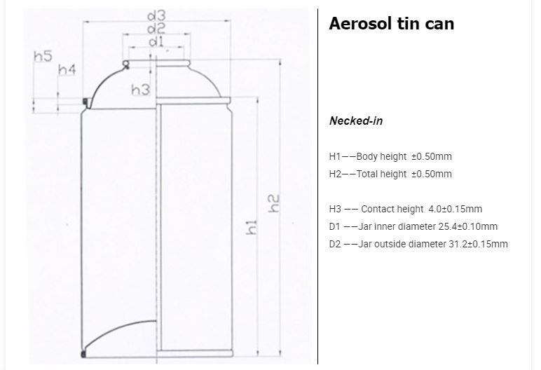 400ml 500ml 600ml Empty Aerosol Can Aerosol Can Insecticide