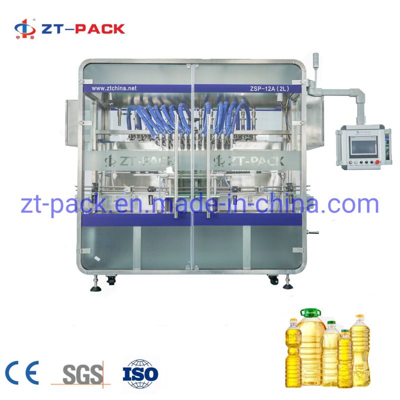 16heads Bleach Filling Line Automatic Engine Oil Filling Machine