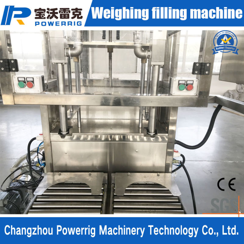 Semi Automatic Weighing Engine Oil Filling Capping Machine