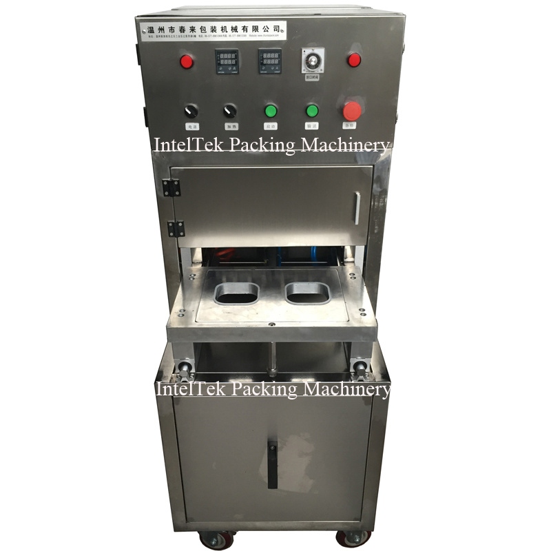 Ten Years Old Shop Factory Direct Sales Kis-4 Lunch Box and Bowl Tray Sealing Machine