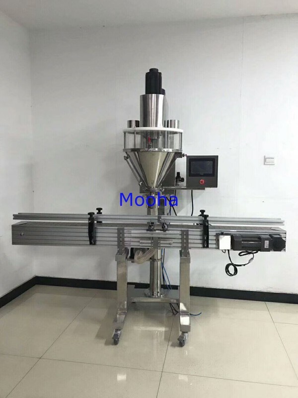 Automatic Coffee Cocoa Spicy Milk Whey Protein Powder Jar Filling Machine, Auger Powder Bottle Filling Machine, Auger Powder Filler