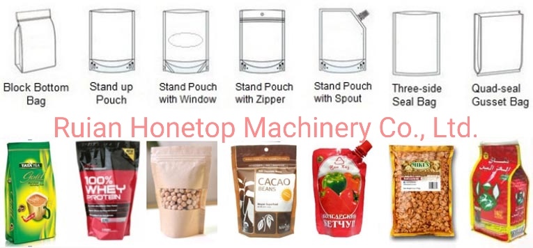 Automatic Zipper Pouch Nuts Packaging Machines