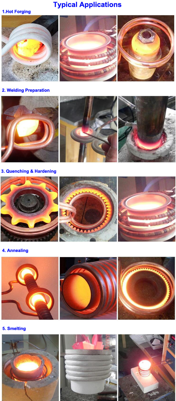 35kw 7-40kHz 300c Induction Heating Machine for Heat Quenching