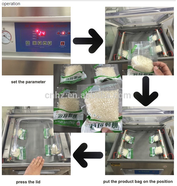 Vacuous Packing Machine with Big vacuum Chamber for Rice