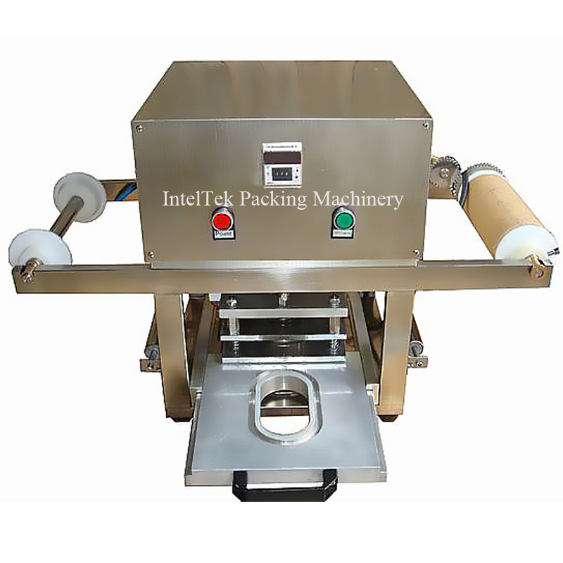 Small Production Plastic Box Kis-1 Vegetable Fruit Pneumatic Tray Sealing Machine