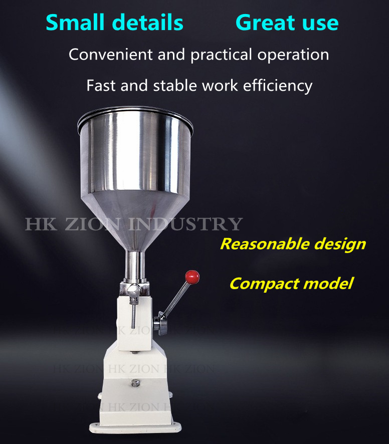 Desktop Hand Type Bottle Filler Chocolate Cream Butter Filling Machinery Liquid Filling Machine Manual Filling Machine