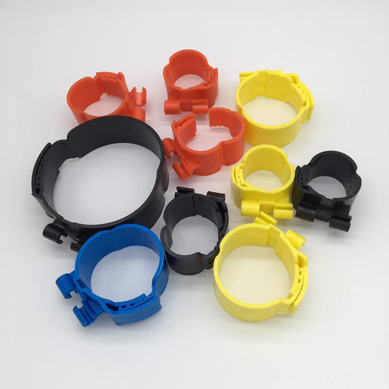 Colorful Plastic Copper Pipe Clamp Refrigeration Fittings Pipe Fittings