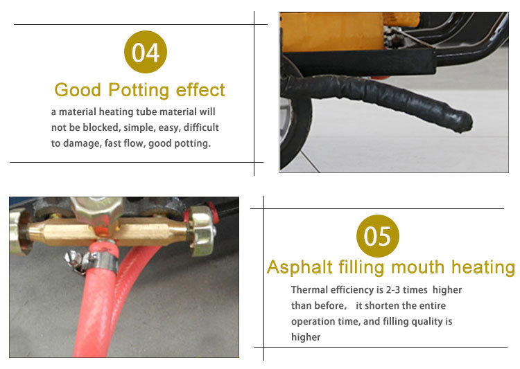 Manufacturer Price Hot Melted Asphalt Crack Sealing Machine