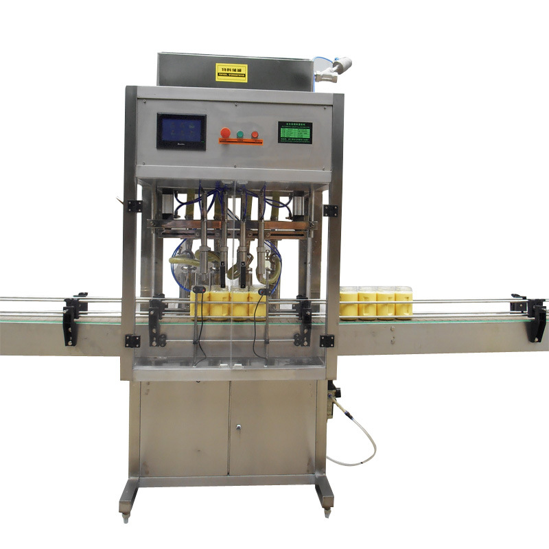 Automatic 4 Heads Linear Type Pneumatic Bottle Filling Machine