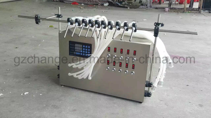 1-5ml Semi Auto 10 Heads Liquid Filling Machine