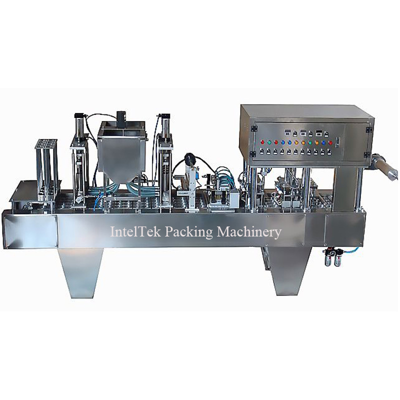 High Production-Automatic Coffee Capsule Cup Powder Filling Sealing Machine