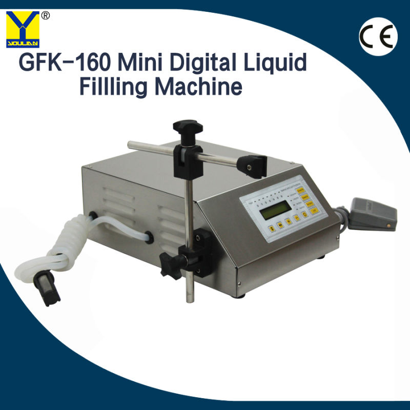 Youlian Mini Digital Liquid Fillling Machine for Fruit Juice (GFK-160)