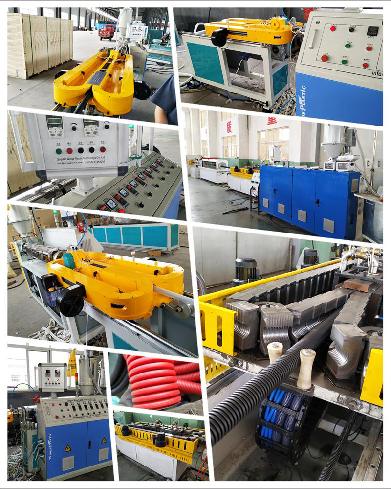 Dwc HDPE Plastic Pipes Extruder Machinery\Drainage Pipe Production Line