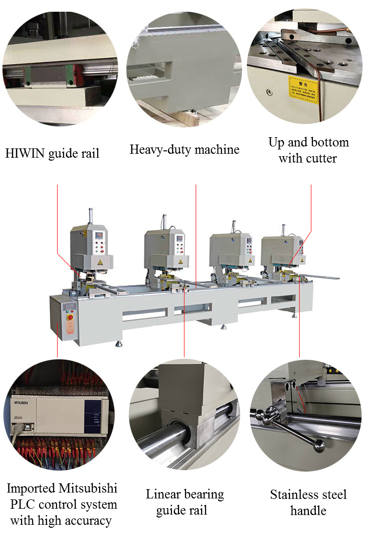 Double Side Seamless Welding Machine for UPVC Window and Door