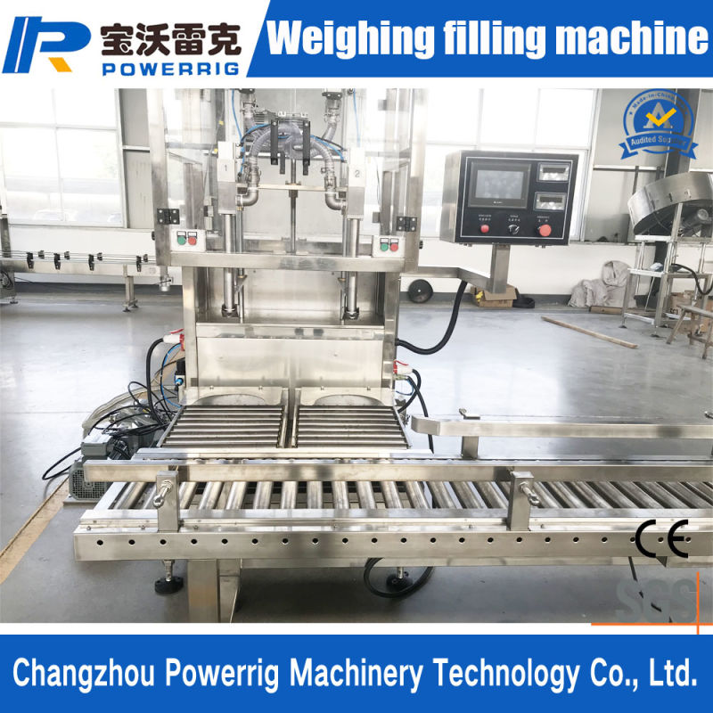 Semi Automatic Weighing Engine Oil Filling Capping Machine