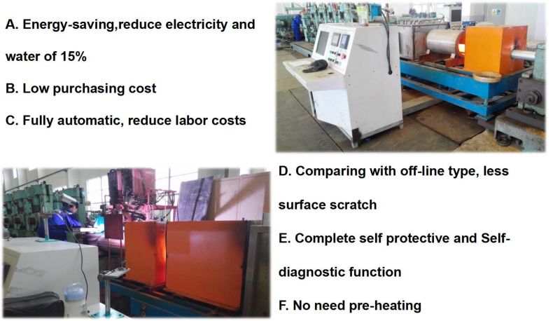 Online Steel Welded Tube Blackening Induction Annealing Treatment System