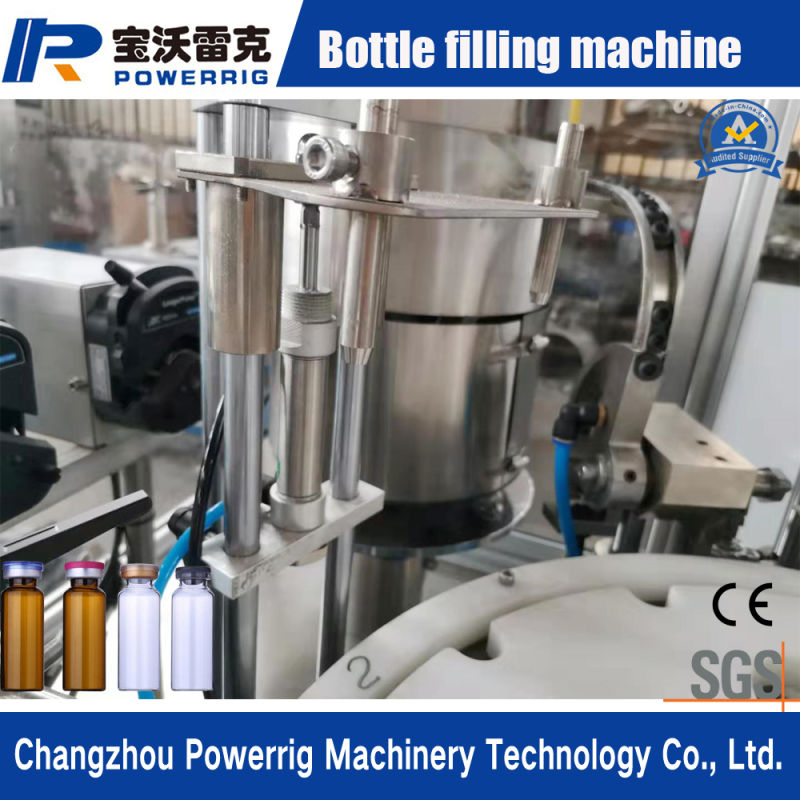 Vial Bottles Filling Capping Bottling Filling Capping Machine with Auto Feeding