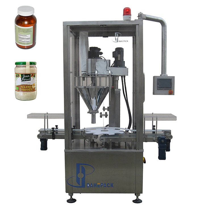 Automatic Coffee Milk Spice Canned Powder Filling Machine