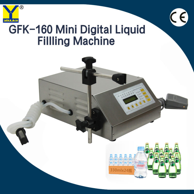 Youlian Mini Digital Liquid Fillling Machine for Fruit Juice (GFK-160)