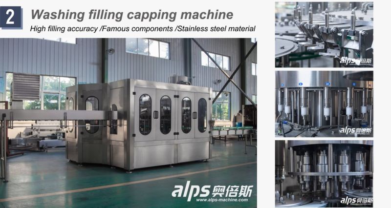 24 Heads Complete Water Bottling Machine Plant 500ml