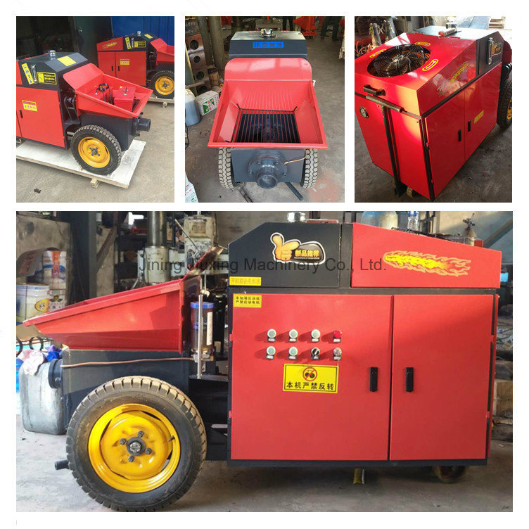 Small Portable Concrete Pump Price Diesel Power Concrete Pumps