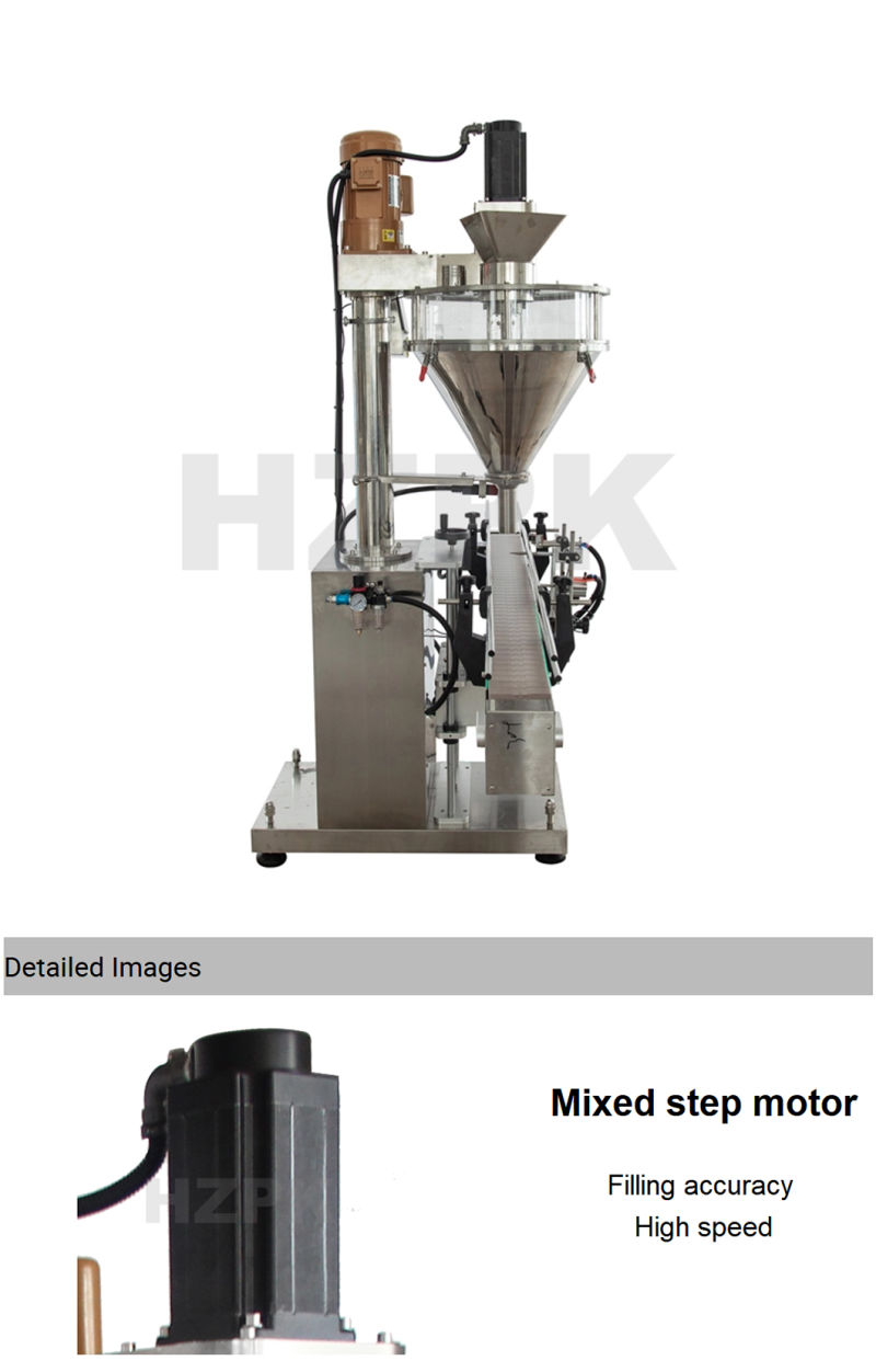 Hzpk Automatic Milk Powder Bottle Filling Machine