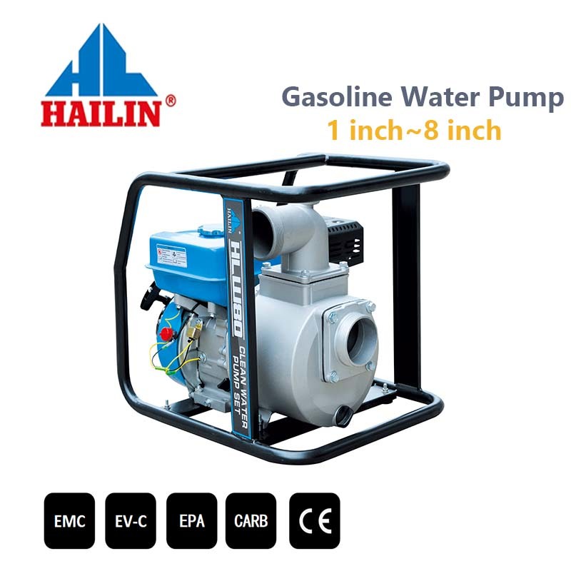 3 Inch 7HP Light Portable Gas Gasoline/Petrol Fuel Electric Centrifugal Clean Water Pump Set