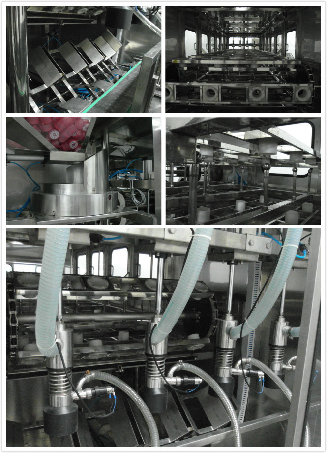 20L Barrel Bottle Rinsing Filling Capping Machine