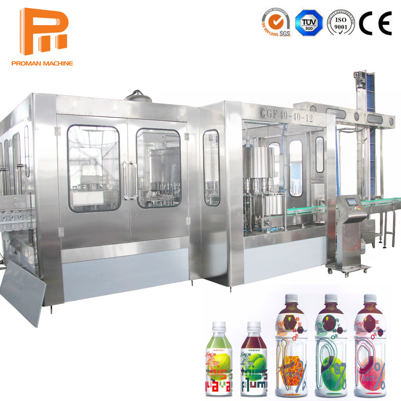 Automatic Water Juice Pet Bottle Bottling Rinsing Filling Capping Equipment