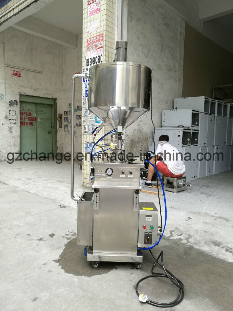 Semi Auto Hot Liquid Paste Filling Machine