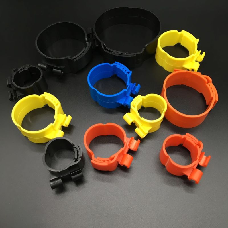 Colorful Plastic Copper Pipe Clamp Refrigeration Fittings Pipe Fittings