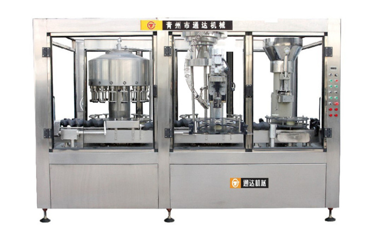 Automatic Bottle Washing Filling Bottling Capping Machine Line