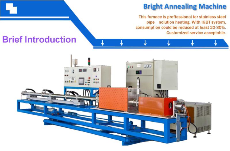 Heat Preservation Straight Steel Tube Induction Heating Equipment