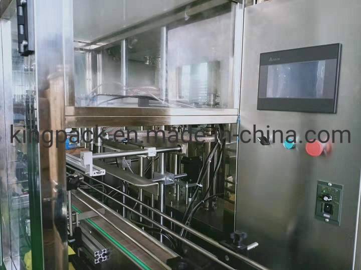 Servo System Four Nozzles Automatic Filling Machine for Cream, Sauce, Butter, Honey, Milk, Chocolate Sauce, Filling Machine Detergent Filling Machine,