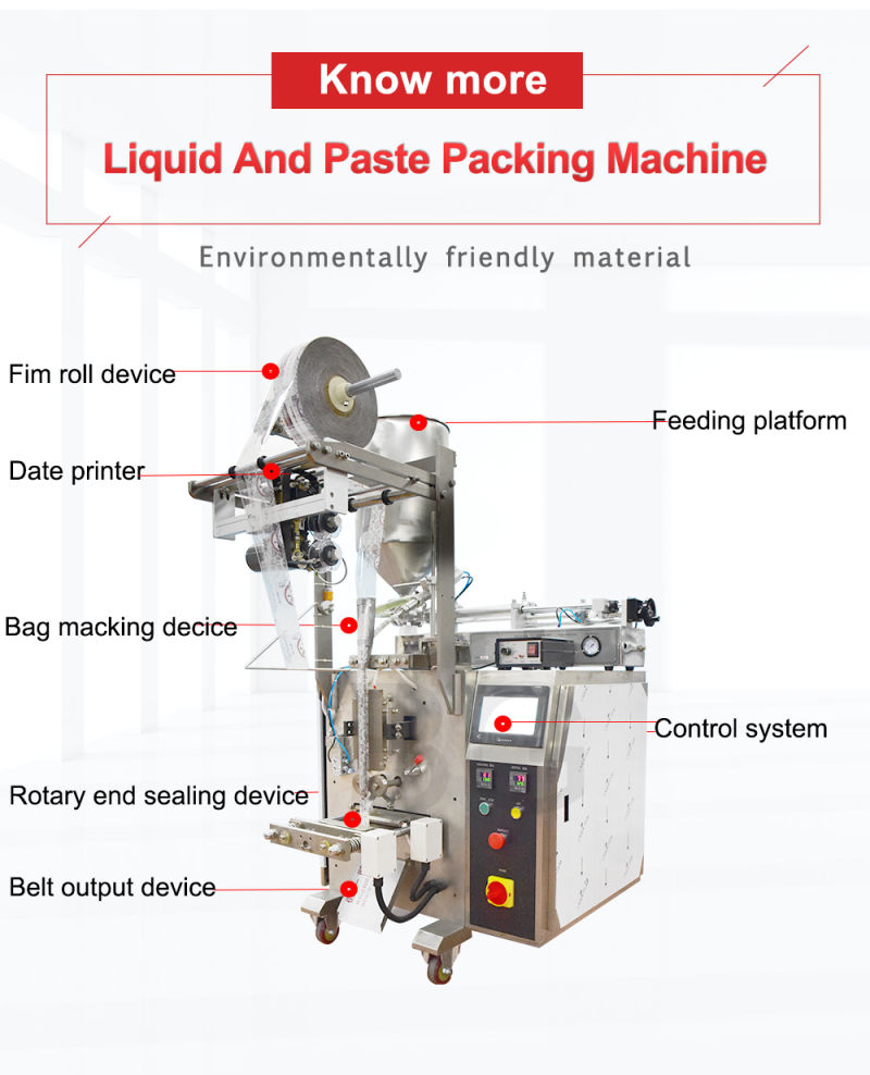 Bg Tartar/Salsa/Tomato Sauce Multi-Purpose Liquid Packing Filling Machine