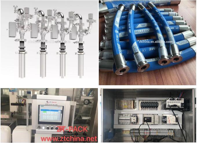 16heads Bleach Filling Line Automatic Engine Oil Filling Machine