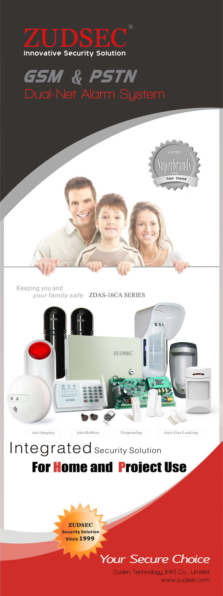 PSTN GSM Home Alarm for Home Security