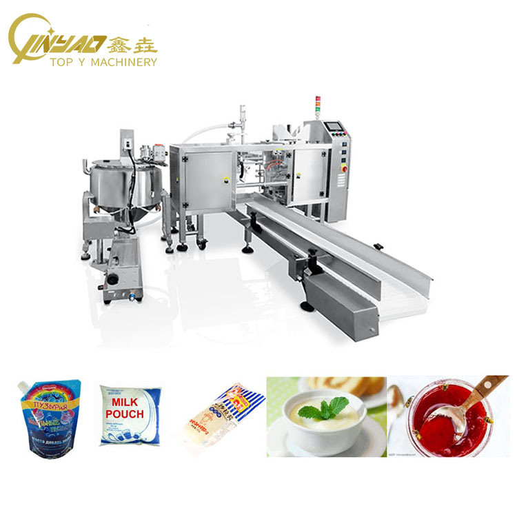 Tomato Sauce Piston Pump Hot Filling Doypack Packing Machine