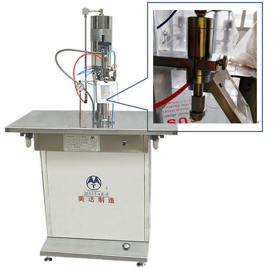 Semi Automatic Insecticide, Fungicide, Insect Killer, Pesticide, Mosquito Killer Spray Aerosol Filling Machine