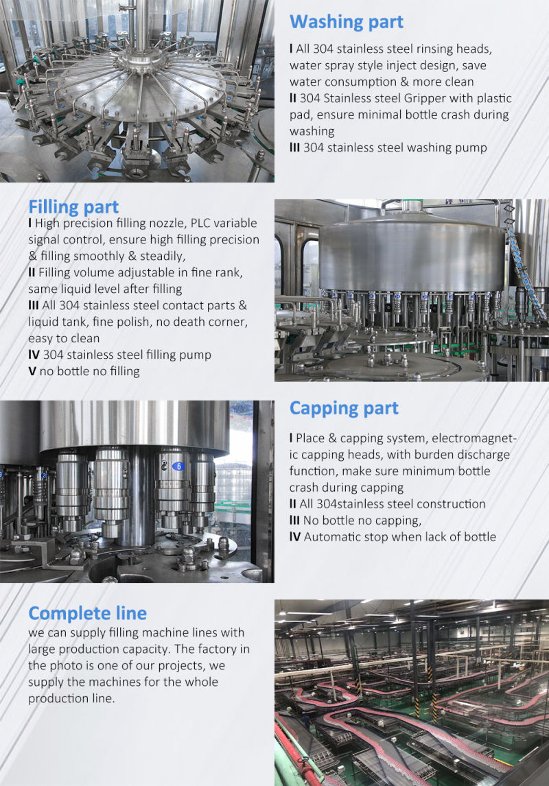 Automatic Drinking Beverage Filling Machine Complete Bottle Mineral Water Production Line