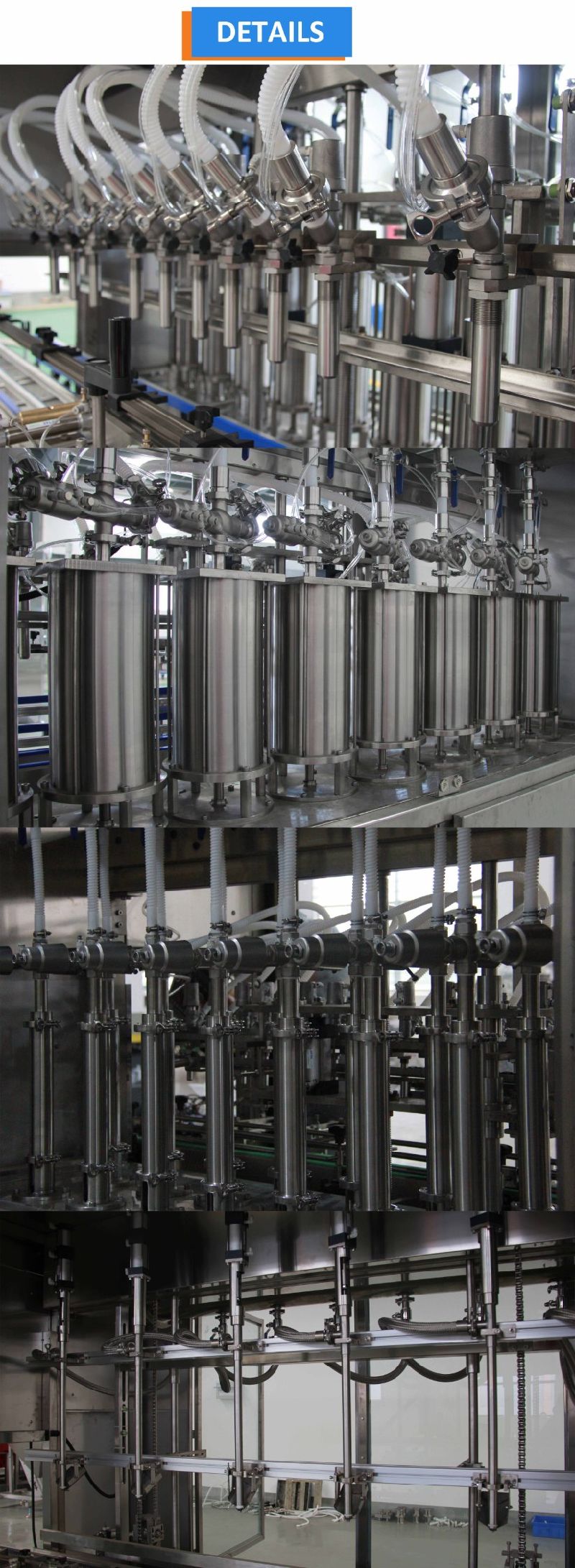 Linear Type Corrosive Liquid Filling Machine in Pet PP Bottle