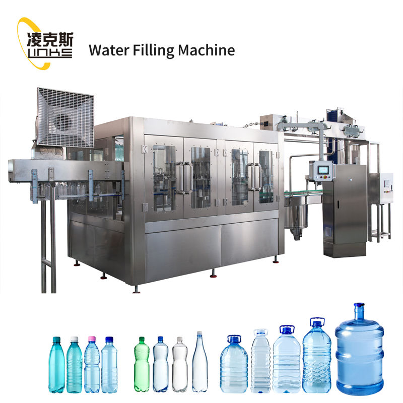 Top Quality Automatic Bottle Filling Machine with Capping Sealing Labeling Packaging Line