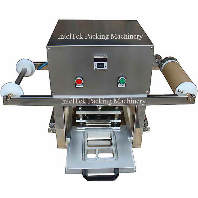 Small Production Plastic Box Kis-1 Vegetable Fruit Pneumatic Tray Sealing Machine