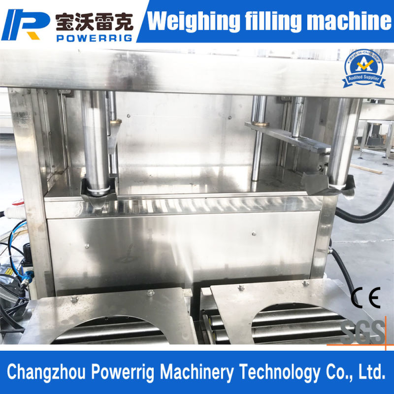 Semi Automatic Weighing Engine Oil Filling Capping Machine