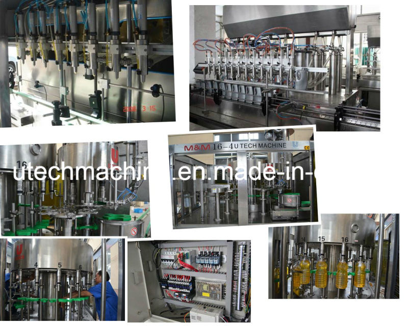 Automatic Cooking Oil Bottling Machine Plant