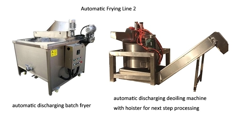 Industrial Use Fully Automatic Continuous Conveyor Belt Frying Machine