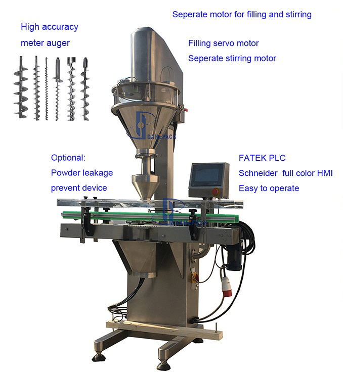 Automatic Pepper Powder Bottle Filling Machine